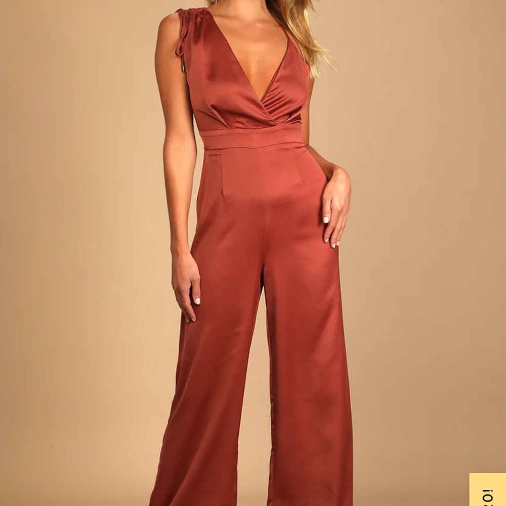 Asymmetrical wide leg jumpsuit